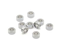 BPTPEVENZY 10pcs/lot Mini Miniature Ball Bearing MR52 MR63 MR74 MR83 MR84 MR85 MR93 MR95 MR105 MR106 MR115 MR126 MR128 MR138 MR148 ZZ(MR117ZZ 7X11X3)