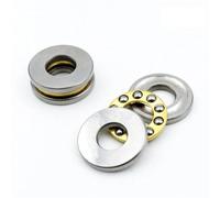 BPTPEVENZY 10pcs Mini Thrust Ball Bearing 3D Printer F3 8M F5-10M F6 12M F8-22M F8-14M F8 16M F10-17M F12-21M Miniature Axial Ball Bearings(F10-21M 10x21x7mm)