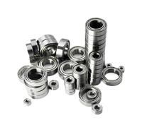 BPTPEVENZY 10pcs Miniature Bearings 3x6x2.5 5x10x4 5x11x4 6x12x4 10x15x4 mm Inner Bore 2mm 3mm 4mm 5mm 6mm 7mm 8mm 9mm 10mm Small Bearing(7x13x4mm)