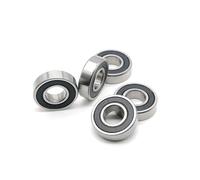 BPTPEVENZY 1Pcs R8-2RS Bearing 12.7x28.575x7.938mm ABEC-7 Inch Miniature R8 RS Ball Bearings