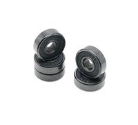 BPTPEVENZY 8Pcs ABEC11 608 2RS Inline Roller Skate Wheel Bearing 608 RS Anti Rust Skateboard Ball Bearings 608RS Red Sealed 8x22x7 mm