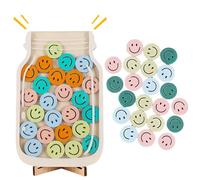 BPTZYLN 1 Pcs Reward Jars Smiley Face Reward Behavior Jar for Kids Rewards Jar, Reward Jars for Children for Boys and Girls,for Children Incentive Good Behavior