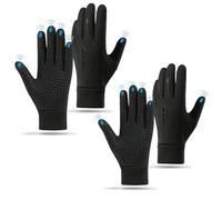 BPTZYLN 2 Pairs Waterproof Gloves Men Waterproof Gloves Cycling Gloves,Waterproof Cycling Gloves Water Proof Gloves Men Waterproof Thermal Gloves,For Men & Women For Driving Walking Running