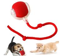 BPTZYLN Interactive Cat Toys, Active Rolling Ball with Tail for Dogs, 360° Smart Automatic Rolling With Usb Charging For Large Small Cats & Dogs Pet Ball