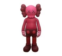BPUIYEW Ornament XX Eye Bearbrick Toy Ornament Home Desktop Display Piece 37CM(Red)
