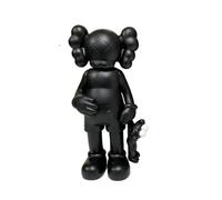 BPUIYEW Ornament XX Eye Doll Bearbrick Stylish Decorative Piece Toy Collectible(Black)