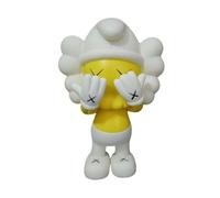 BPUIYEW Ornament XX Eye Doll Stylish Home Décor Piece Sculpture Statue(Yellow)