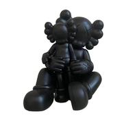 BPUIYEW Ornament XX-Eyed Bear Brick Collectible for Toy Enthusiasts Stylish Decorative Piece(Black)