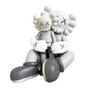 BPUIYEW Ornament XX-Eyed Bear Brick Collectible for Toy Enthusiasts Stylish Decorative Piece(Grey)