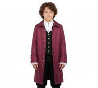 BPURB American Colonial Costume Boys Medieval Coat Historical Costume for Child