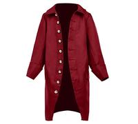 BPURB American Colonial Costume Boys Medieval Coat Historical Costume for Child