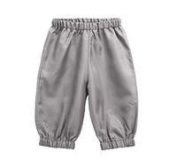 BPURB Boys 18th Century Colonial Costume Shorts Pants Knicker Size 7 8 10 12 14 16(Grey, S)