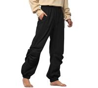BPURB Men's Pirate Pants Vintage Medieval Renaissance Lounge Costume Loose Elastic Waist Pants Viking Navigator Trousers