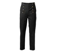 BPURB Mens Victorian Pants Trousers Cosplay Costume Vintage Steampunk Gothic Punk Pants Black
