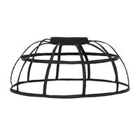 BPURB Petticoat Skirt for Women Under Dress Victorian Bustle Cages Hoop Skirt Pannier for Halloween Party Black