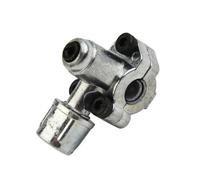 BPV-31 3-in-1 AC Service Piercing Valve Kit for 1/4", 5/16", and 3/8" OD Refrigeration Lines - HVAC Refrigerator & Repair Tool, ABS + B