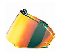 BPZIDE Helmet Visor, Compatible With L-S-2 Visors Compatible With FF900 Valiant II 180 Degrees Flip Up Motorcycle Helmet With Patch Holes Extra Replacement Lens (Color : Chrome Red)