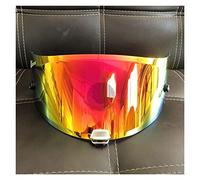 BPZIDE Helmet Visor, Gold Iridium Motorcycle Full Face Helmet Visor Lens Case Compatible With H-JC RPHA-11 RPHA-11/70 Visor Mask (Color : Orange)
