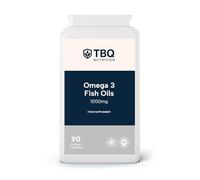 BQ Nutrition Omega 3 Fish Oil 1000mg - 90 Softgels | High Strength EPA & DHA to Support Heart Function, Brain Performance & Normal Vision | Premium Quality Supplement Made & Packed in The UK