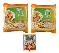BQ SUPER Q PANCIT CANTON BUNDLE PACK (2 SQ Pansit Canton 8oz or 1 16oz) FREE Pansit Bihon Mix - PRODUCT OF THE PHILIPPINES