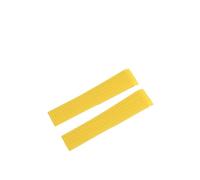 BQAXUREW EDVENA 21mm Compatible With Patek Philippe Aquanaut Watch Silicone Rubber Strap Band Red Clasp(Yellow)