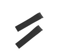 BQAXUREW EDVENA 21mm Rubber Silicone Watchband Strap Compatible With Longines Conquest Waterproof Diver(Black)