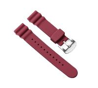 BQAXUREW EDVENA 22mm Rubber Silicone Watch Band Compatible With Seiko No. 5 SKX009 Prospex Water Ghost Canned Men's Sport Waterproof Wristband Accessories(Rose-vertical)