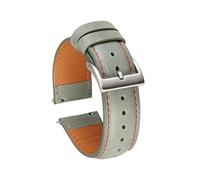 BQAXUREW EDVENA Italian Genuine Leather Watchband 20mm 22mm Watch Accessories Watch Straps Vintage Bracelet Watch Band for Watch(LightGreen-s Buckle_22mm)