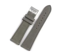 BQAXUREW EDVENA Quick Release Watch Band For Men Women 18mm 19mm 20mm 22mm Watchband Genuine Leather Watch Strap Replacement Belt(Light gray,20MM_S-110 70MM)