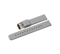 BQAXUREW EDVENA Silicone Strap 16mm 18mm 20mm 22mm Watch Bands 24mm Soft Quick Release Rubber Strap(Gray-G,18mm)