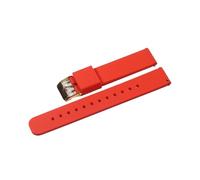 BQAXUREW EDVENA Silicone Strap 16mm 18mm 20mm 22mm Watch Bands 24mm Soft Quick Release Rubber Strap(Red-G,20mm)
