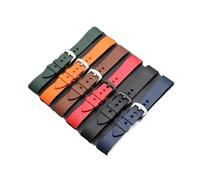BQAXUREW EDVENA Silicone Watch Band 18mm 19mm 20mm 21mm 22mm 24mm Men's Sports Watrproof Strap Compatible With Seiko Replacement Watchband(Red-silver buckle,19mm)