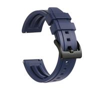 BQAXUREW EDVENA Silicone Watch Band Quick Release Rubber Watch Straps 18mm 19mm 20mm 21mm 22mm 24mm Waterproof Diving Men Watches Accessories(Blue 2,24mm)