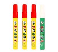 BQBQERT Pack Of 4 Multiple Color Game Board Repair Pen Scratch Cover Pen For Chess Mahjong With Quick Drying Waterproof Formulas