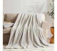 BQC Mink Fleece Throw Blanket For Sofa Super King Size 240 x 270 cm - Luxury Super Soft Microfiber Sofa Throws For Bed and Couch - Lightweight Shrinkage and Fade Resistant Home Decor Blanket