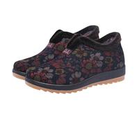 BQDPYZBD Shoes Winter Cotton with Fleece Lining, Thickened, Soft Soles, Suitable for Mothers and The Elderly-black-35