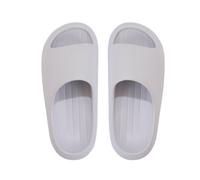BQDPYZBD Slippers Men's Plus Size Slippers, Breathable And Durable, Suitable For Home, Indoor Use, Bathroom, Showering-gray 2-42-43