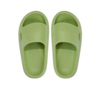 BQDPYZBD Slippers Men's Plus Size Slippers, Breathable And Durable, Suitable For Home, Indoor Use, Bathroom, Showering-fruit Green-42-43