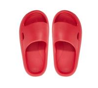 BQDPYZBD Slippers Men's Plus Size Slippers, Breathable And Durable, Suitable For Home, Indoor Use, Bathroom, Showering-red-42-43