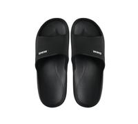 BQDPYZBD Slippers Plus-size Men's Summer Slippers, Thick-soled, Bathroom Shower Eva Sandals For Men -black-42-43 (suitable 42-43)