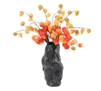BQEE Lifelike Artificial Lantern Fruit - 70cm PU Plant, 6 Fruits per Stem, Vibrant Colors for Home and Event Decoration (Orange)