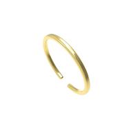 BQfife 14k Gold Filled 1mm Thin Wire Plain Band Adjustable Toe Ring