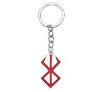 BQfife Necklace Key Chain Earring Brand Of The Sacrifice Logo Blood Red Pendant Necklaces, Red, Adjust
