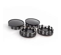 Bqieai 4PCS Car ABS Wheel Hub Caps, For OD 59mm,ID 57mm Hub Centre Caps Waterproof DustProof Rust-proof Replacement Protection Decoration Accessories,A