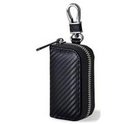 Bqieai Auto leather Key Case, For Audi Q2 Q3 Q7 S3 S4 RS3 S6 RS6 R8 TT TTS Key Holder Bag Pouch Keychain Protectors Waterproof Anti Scratch Keyring Car Accessories,A/Black