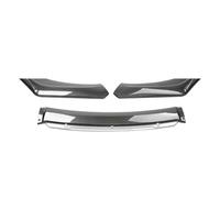 Car ABS Front Bumper Spoilers Lip, For Alfa Romeo Giulietta Front Splitter Under Chin Replacement Anti-Collision Splitter Lip Body Kit,E/White-carbon fiber