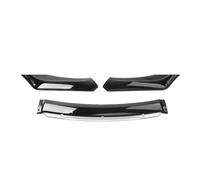 Car ABS Front Bumper Spoilers Lip, For Alfa Romeo Giulietta Front Splitter Under Chin Replacement Anti-Collision Splitter Lip Body Kit,E/White-Bright black