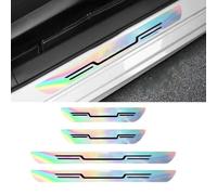 Bqieai Car Acrylic Kick Plates Door Sill Protector, for Mercedes-Benz CLS C218 C219 C257 280 350 450 500 220d 300d 400d 53 55 63 Waterproofing Non slip Wear resistant Protective Accessories