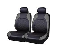 BQKCD Car Seat Covers for Nissan Terrano (I, II) 1987-1999 2000 2001 2002 2003, Leather Car Front Seat Covers Waterproof Non-Slip Dirt-Resistant and Easy to Install Comfortable,B/Grey