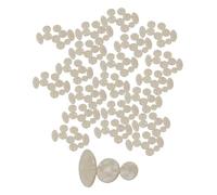 BQLZR 180 Pieces Alto Tenor Soprano Saxophone Plastic Round Oval Sax Key Buttons Inlay